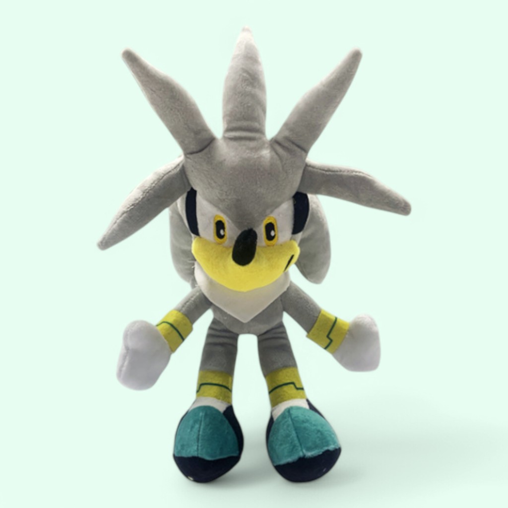 Silver the Hedgehog Plush Toy Details