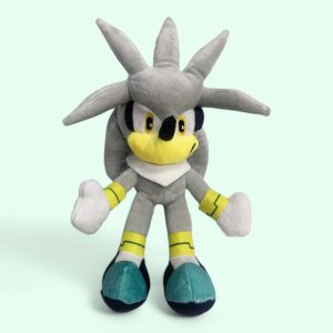Silver the Hedgehog Plush Toy Front View