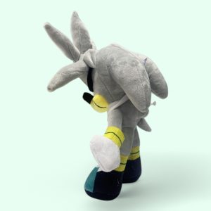 Silver the Hedgehog Plush Toy Side View
