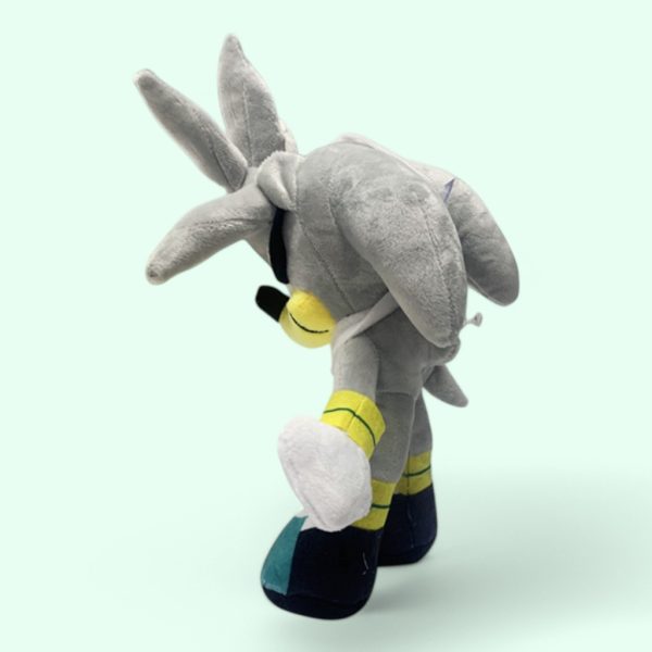 Silver the Hedgehog Plush Toy Side View