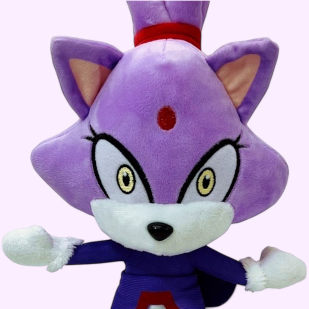 Sonic the Hedgehog - Blaze the Cat Plush Toy - Details View