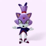 Sonic the Hedgehog - Blaze the Cat Plush Toy - Front View Sonic the Hedgehog - Blaze the Cat Plush Toy - Front View