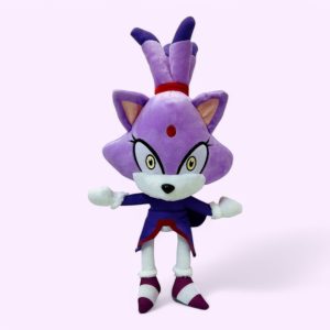 Sonic the Hedgehog - Blaze the Cat Plush Toy - Front View