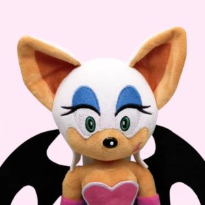 Sonic the Hedgehog - Rouge the Bat Plush Toy - Close View