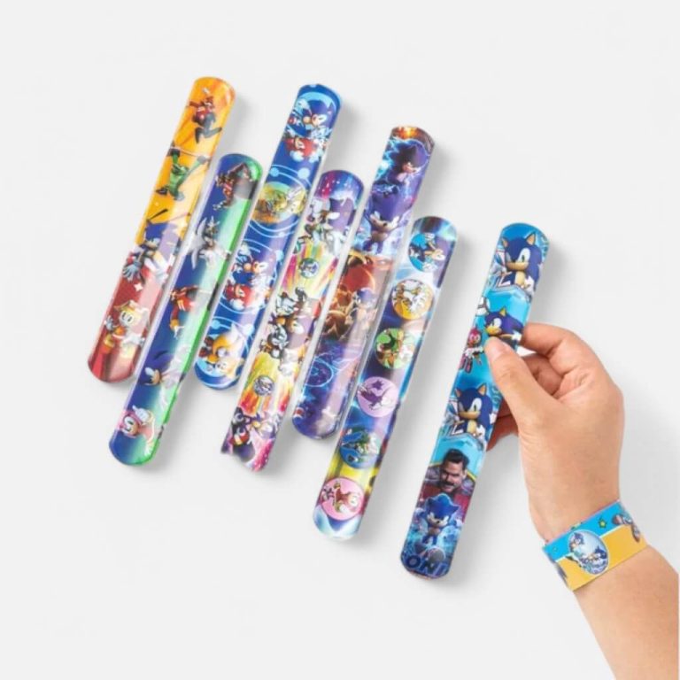 Sonic slap bracelets