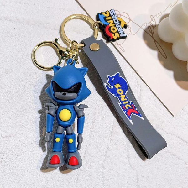 Sonic the Hedgehog Keychain Gray