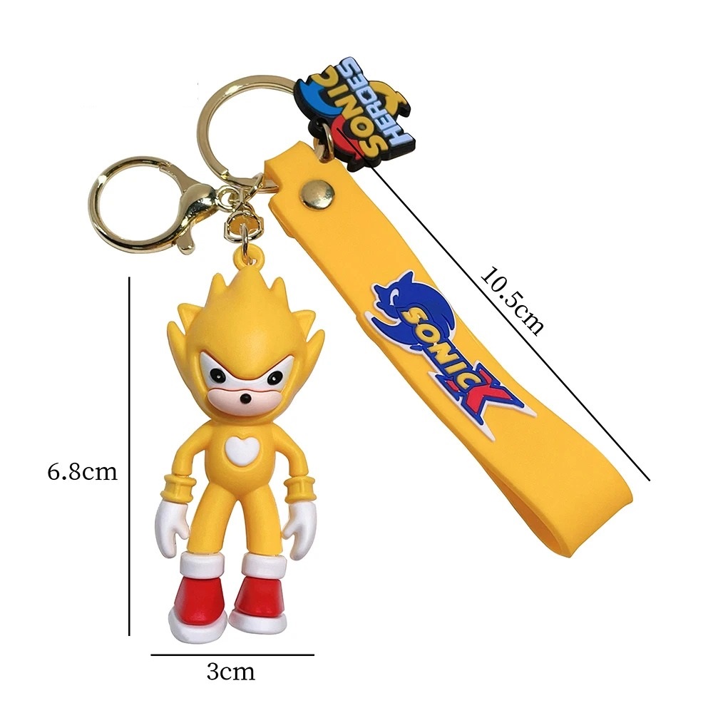 Sonic the Hedgehog Keychain Size
