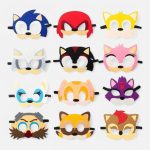 Sonic the Hedgehog Mask Set 12pcs Sonic the Hedgehog Mask Set 12pcs