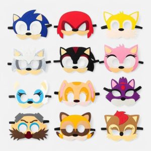 Sonic the Hedgehog Mask Set 12pcs