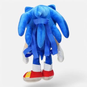 Sonic the Hedgehog Plush Backpack - back view