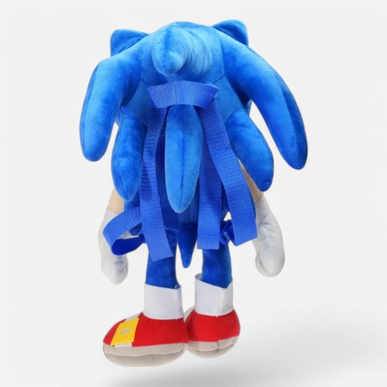 Sonic the Hedgehog Plush Backpack - back view